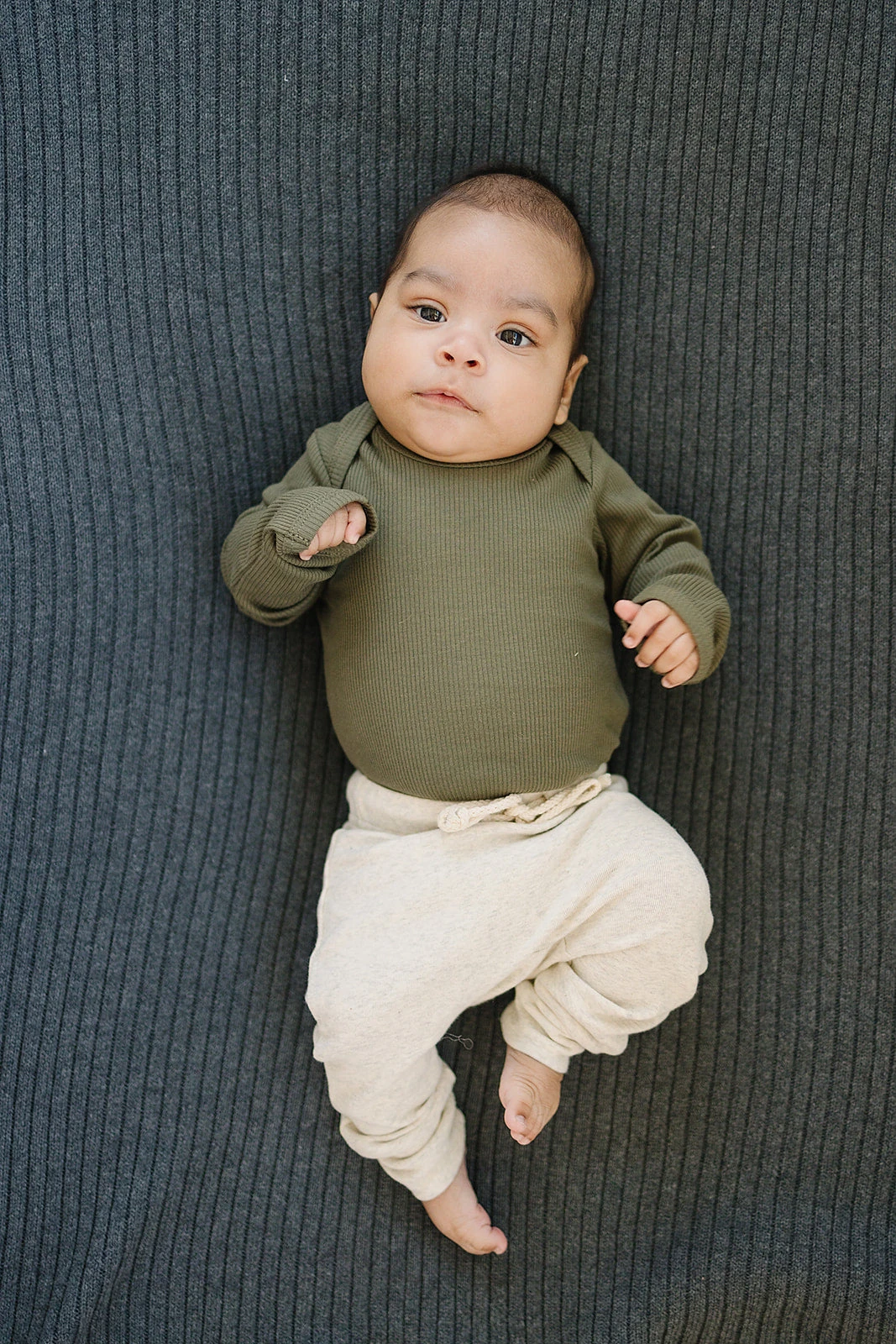 Oatmeal Cotton Baby Joggers - Soft Adjustable Toddler Sweatpants 3 Oatmeal Cotton Baby Joggers - Soft Adjustable Toddler Sweatpants