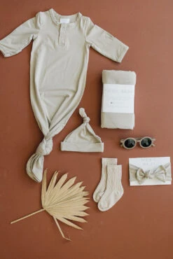 Ultra-Soft Oatmeal Bamboo Newborn Knot Hat | Stretchy & Breathable 12 Ultra-Soft Oatmeal Bamboo Newborn Knot Hat | Stretchy & Breathable -ROOLEE FASHION SHOP 3U6A5931 websize