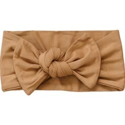 Mustard Bamboo Baby Head Wrap - Soft Adjustable Top Knot Headband -ROOLEE FASHION SHOP 3U6A6208 websize