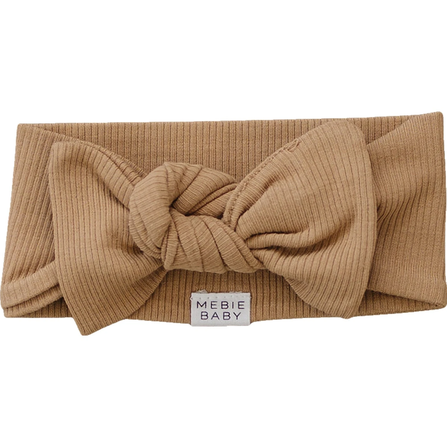 Mebie Baby Cafe Organic Cotton Ribbed Head Wrap 5 Mebie Baby Cafe Organic Cotton Ribbed Head Wrap - Image 3