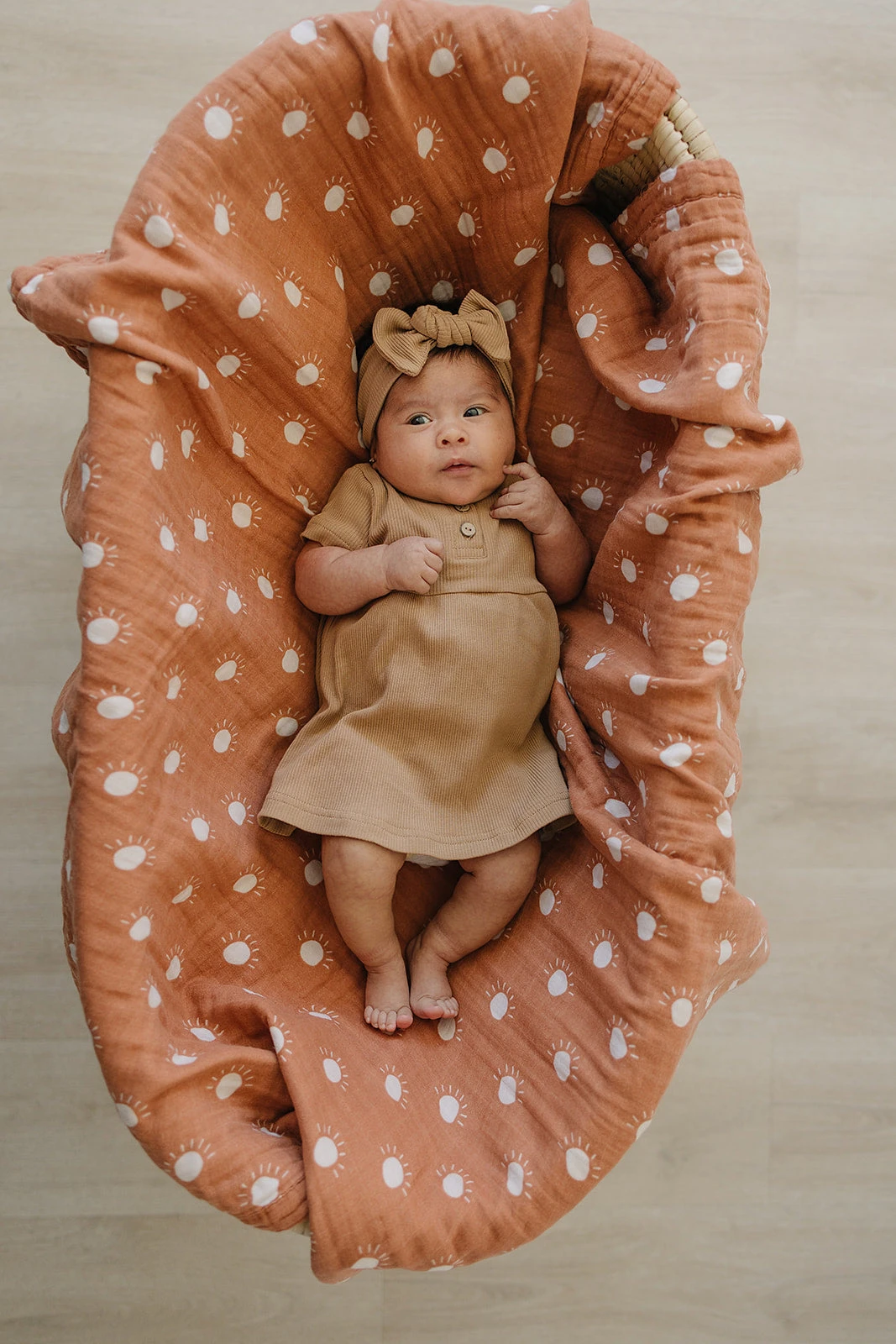 Mebie Baby Cafe Organic Cotton Ribbed Head Wrap 4 Mebie Baby Cafe Organic Cotton Ribbed Head Wrap - Image 2