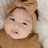 Mustard Bamboo Baby Head Wrap - Soft Adjustable Top Knot Headband -ROOLEE FASHION SHOP 3U6A9721 websize 095826f4 caf7 422d be66 9afcf9006dba
