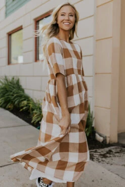 ROOLEE Maddie Buffalo Plaid Dress with Pockets