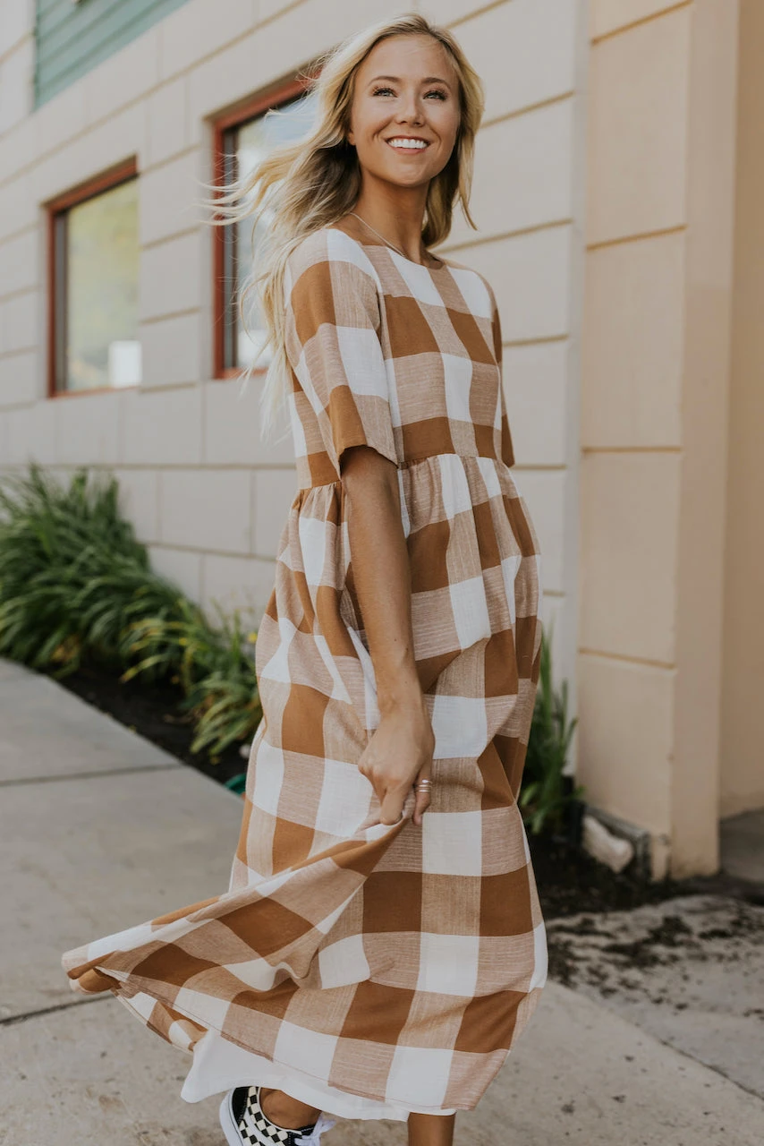 ROOLEE Maddie Buffalo Plaid Dress with Pockets 3 ROOLEE Maddie Buffalo Plaid Dress with Pockets