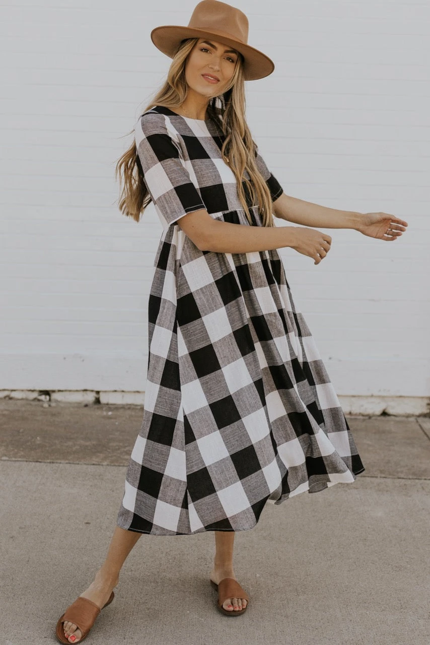 ROOLEE Maddie Buffalo Plaid Dress with Pockets 20 ROOLEE Maddie Buffalo Plaid Dress with Pockets - Image 18