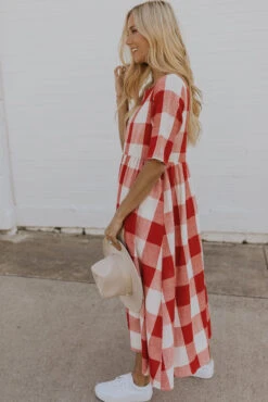 ROOLEE Maddie Buffalo Plaid Dress with Pockets 24 ROOLEE Maddie Buffalo Plaid Dress with Pockets -ROOLEE FASHION SHOP 4T1A3035