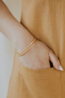 ROOLEE The Nini Bracelet - 14KT Gold Plated Layered Design