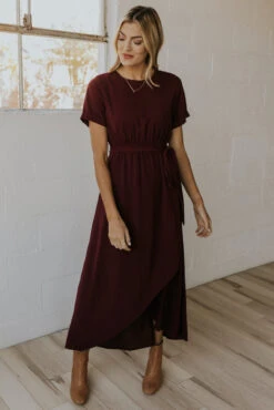 Taylor Jane Classic Wrap Maxi Dress -ROOLEE FASHION SHOP 4T1A5643 a8e23d40 2ac9 42e7 95ad b7bcb9ac75c9