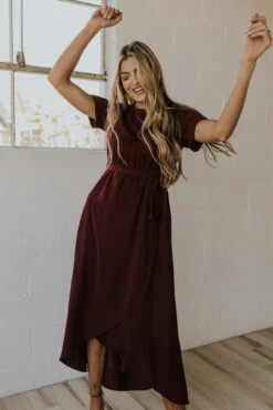 Taylor Jane Classic Wrap Maxi Dress -ROOLEE FASHION SHOP 4T1A5688 be666e48 a3a3 4cec bb69 e8f65f9ae335