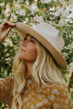 Gigi Pip The Monroe Hat - Classic Wool Rancher Fedora -ROOLEE FASHION SHOP 4T1A5889