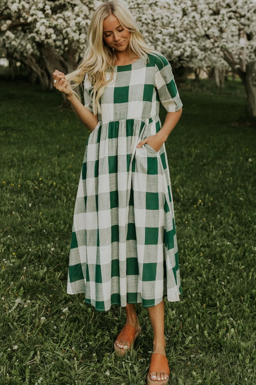 ROOLEE Maddie Buffalo Plaid Dress with Pockets 12 ROOLEE Maddie Buffalo Plaid Dress with Pockets - Image 10