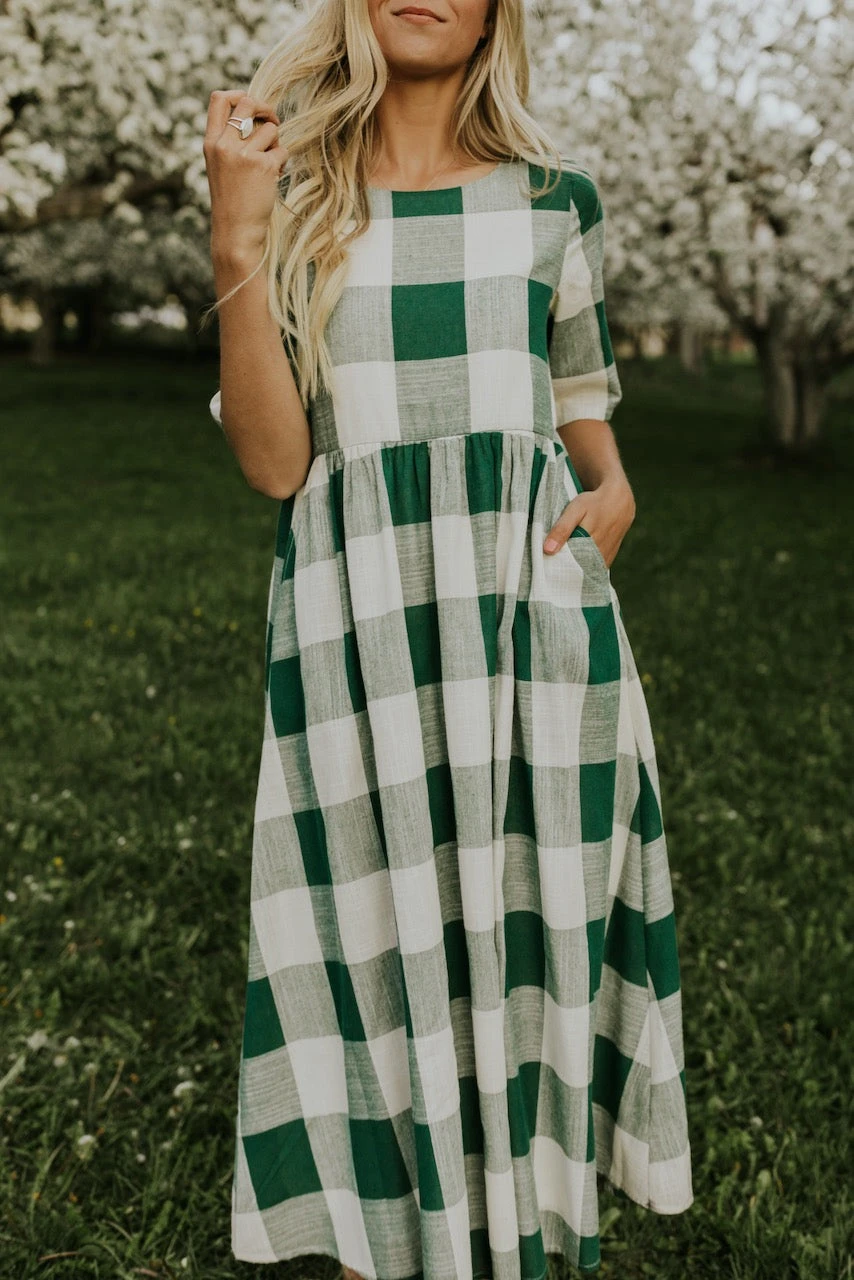 ROOLEE Maddie Buffalo Plaid Dress with Pockets 14 ROOLEE Maddie Buffalo Plaid Dress with Pockets - Image 12