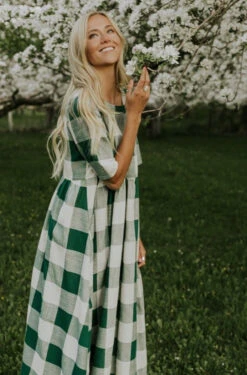 ROOLEE Maddie Buffalo Plaid Dress with Pockets 34 ROOLEE Maddie Buffalo Plaid Dress with Pockets -ROOLEE FASHION SHOP 4T1A6555