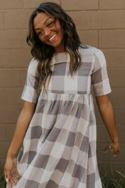 ROOLEE Maddie Buffalo Plaid Dress with Pockets 30 ROOLEE Maddie Buffalo Plaid Dress with Pockets -ROOLEE FASHION SHOP 4T1A7615