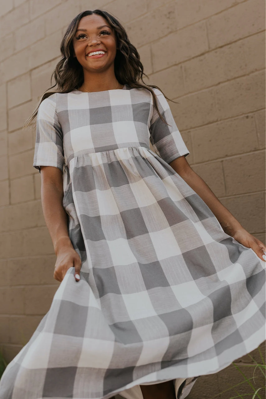 ROOLEE Maddie Buffalo Plaid Dress with Pockets 8 ROOLEE Maddie Buffalo Plaid Dress with Pockets - Image 6