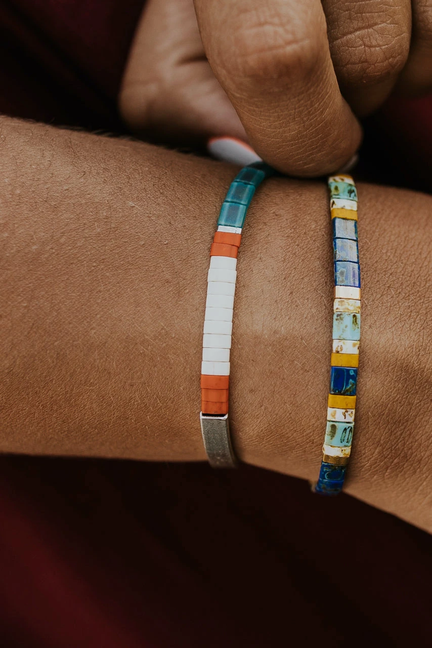 Gratitude Good Karma Bracelet - Japanese Glass Miyuki Bead Jewelry 7 Gratitude Good Karma Bracelet - Japanese Glass Miyuki Bead Jewelry - Image 5