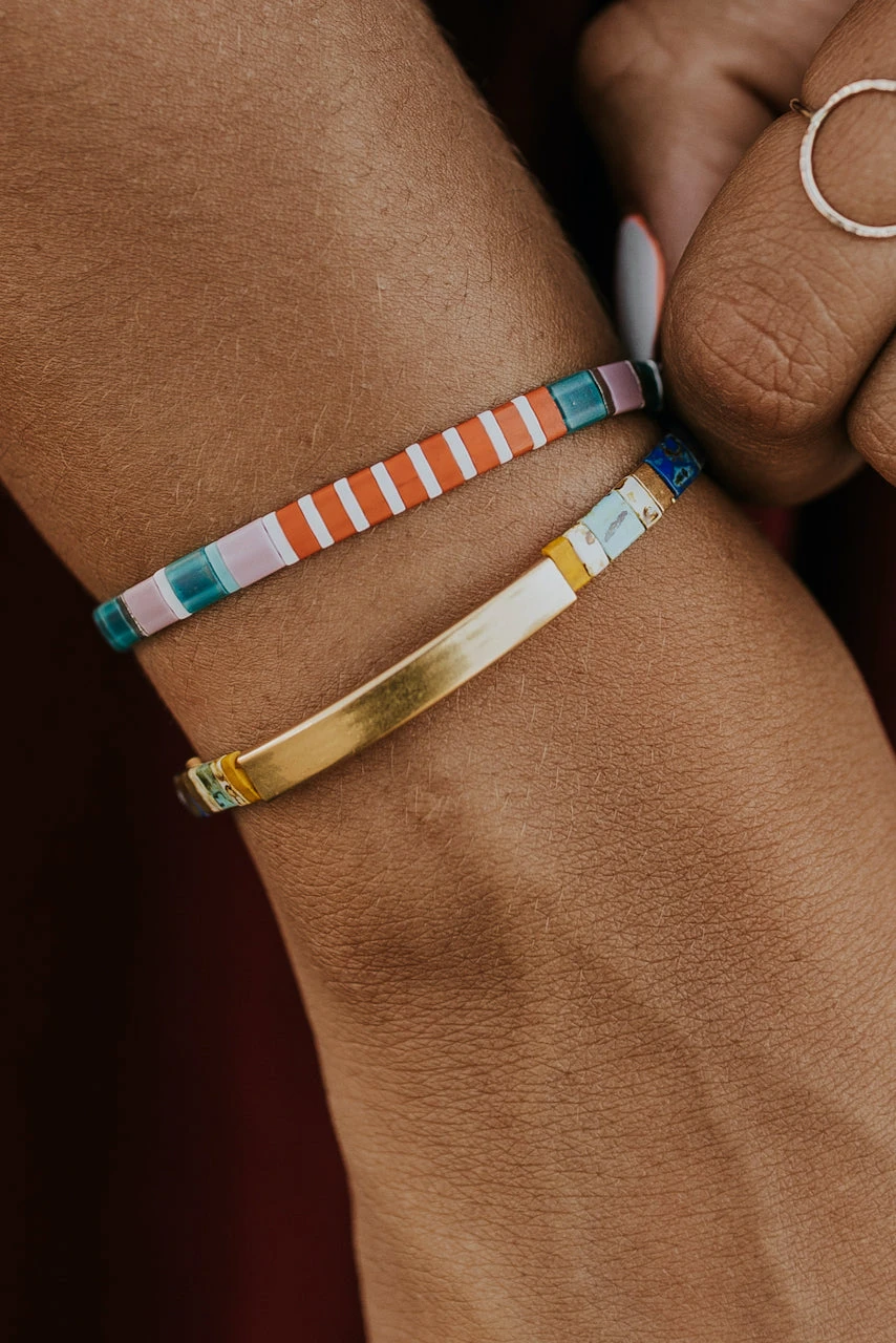 Gratitude Good Karma Bracelet - Japanese Glass Miyuki Bead Jewelry 8 Gratitude Good Karma Bracelet - Japanese Glass Miyuki Bead Jewelry - Image 6