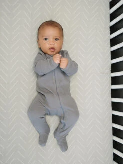 Soft Muslin Crib Sheet for Babies - Desert Sage Green -ROOLEE FASHION SHOP 535A8491 websize 2