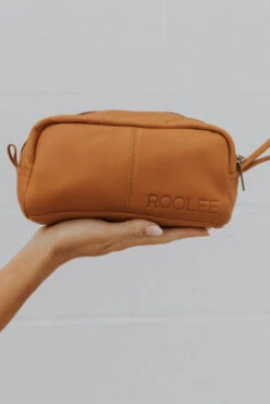 ROOLEE Take Me With You Leather Travel Bag - Versatile Clutch