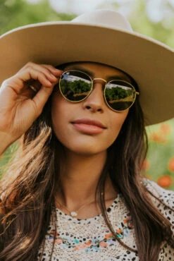 ROOLEE Roma Sunglasses - Classic Gold & Black Metal Frames