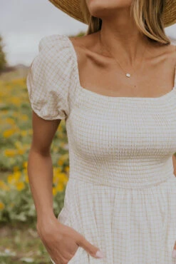 Abstract Stone Necklace - Elegant 18K Gold Dipped Chain -ROOLEE FASHION SHOP 5G0A8994