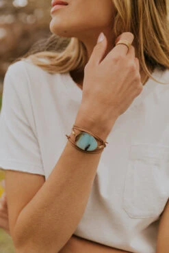 Amazonite Stone of Courage Vegan Suede Convertible Wrap Bracelet & Necklace 15 Amazonite Stone of Courage Vegan Suede Convertible Wrap Bracelet & Necklace -ROOLEE FASHION SHOP 5G0A9282