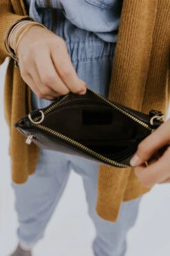 3-in-1 Crossbody Messenger Bag and Wristlet Wallet - Faux Leather Uptown Purse -ROOLEE FASHION SHOP 6Z8A8960 c63e7e60 ddba 4f0c b49a ec5905b5bb87