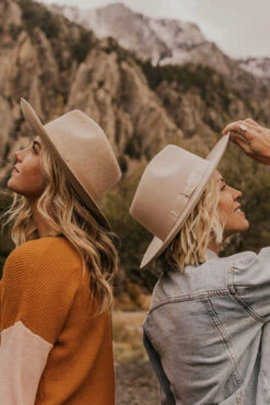 Gigi Pip The Monroe Hat - Classic Wool Rancher Fedora -ROOLEE FASHION SHOP 6Z8A9295 2