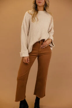 Wide Leg Frayed Hem Pants - Colman Style -ROOLEE FASHION SHOP 7W4A0042 4d876fb9 feb3 40f2 be06 5dab89241b49