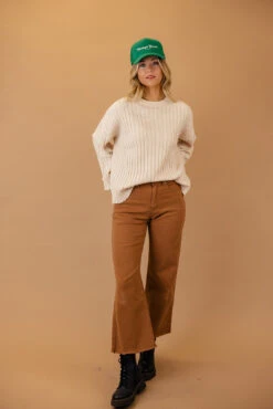 Wide Leg Frayed Hem Pants - Colman Style -ROOLEE FASHION SHOP 7W4A0056 11734a06 181d 4d13 8d2c 525a3a8d9272