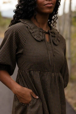 Primrose Collared Relaxed Fit Dress with Pockets -ROOLEE FASHION SHOP 7W4A0173 774cc806 62f1 4c2f a381 956728c4222c