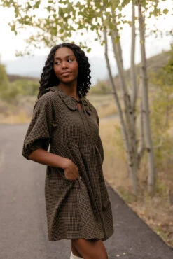 Primrose Collared Relaxed Fit Dress with Pockets -ROOLEE FASHION SHOP 7W4A0178 241e54bd fb3b 485d ae36 9879e11f0d07