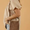 Woven Straw Bucket Bag - Kaia Crossbody with Adjustable Strap -ROOLEE FASHION SHOP 7W4A0209