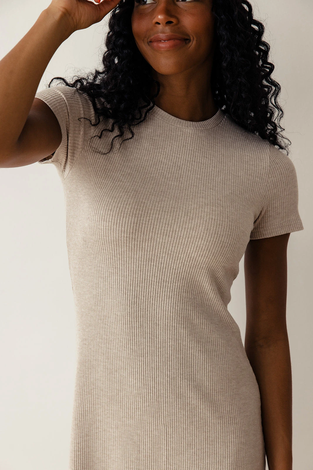 Ribbed Bodycon Midi Dress - Soft Stretchy Everyday Casual Dress 9 Ribbed Bodycon Midi Dress - Soft Stretchy Everyday Casual Dress - Image 7