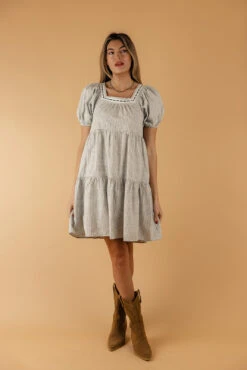 Harley Puff Sleeve Dress -ROOLEE FASHION SHOP 7W4A0350 e71526f1 2ed9 4801 816a 83bb15b21487