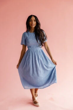 Return To Me Smocked Dress