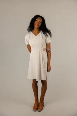 Nursing Friendly V-Neck Dress with Pockets - Alyssa Embossed 13 Nursing Friendly V-Neck Dress with Pockets - Alyssa Embossed -ROOLEE FASHION SHOP 7W4A0417 375c2adf d0e8 4175 9500 143f74320b92