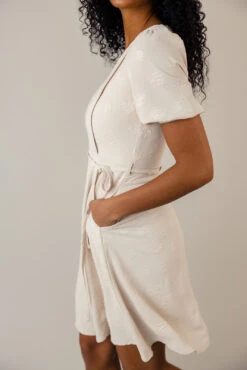 Nursing Friendly V-Neck Dress with Pockets - Alyssa Embossed 16 Nursing Friendly V-Neck Dress with Pockets - Alyssa Embossed -ROOLEE FASHION SHOP 7W4A0435 2b0c83ff 615c 4e72 8565 5f470016c5e8