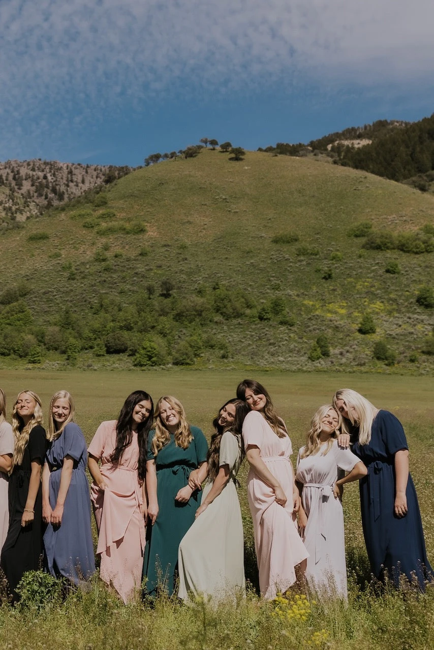 Taylor Jane Wrap Maxi Dress with Elastic Waist and Removable Tie 7 Taylor Jane Wrap Maxi Dress with Elastic Waist and Removable Tie - Image 5