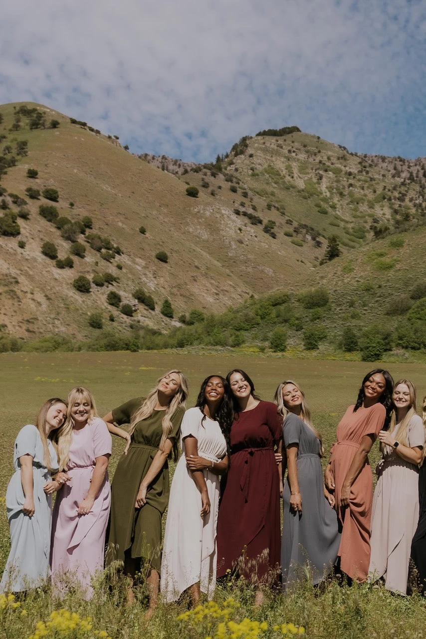 Taylor Jane Wrap Maxi Dress with Elastic Waist and Removable Tie 6 Taylor Jane Wrap Maxi Dress with Elastic Waist and Removable Tie - Image 4