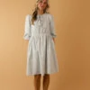 Pouring Rain Tie Dress -ROOLEE FASHION SHOP 7W4A0475