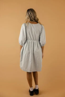 Pouring Rain Tie Dress -ROOLEE FASHION SHOP 7W4A0476