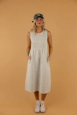 On Your Mind Striped Tank Dress -ROOLEE FASHION SHOP 7W4A0532