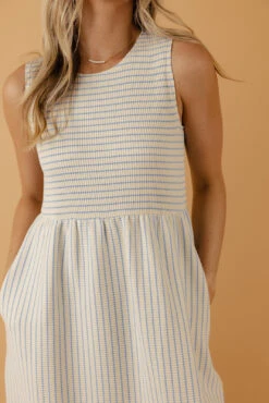 On Your Mind Striped Tank Dress -ROOLEE FASHION SHOP 7W4A0535