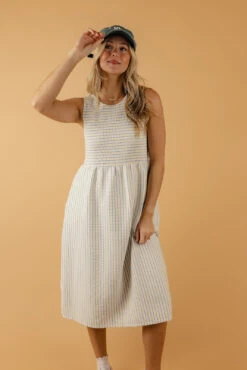 On Your Mind Striped Tank Dress -ROOLEE FASHION SHOP 7W4A0546