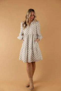 Cottagecore Tiered Mini Dress with Peter Pan Collar and Poet Sleeves 13 Cottagecore Tiered Mini Dress with Peter Pan Collar and Poet Sleeves -ROOLEE FASHION SHOP 7W4A0676