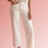Callahan Wide Leg Structured Pants with Patch Pockets