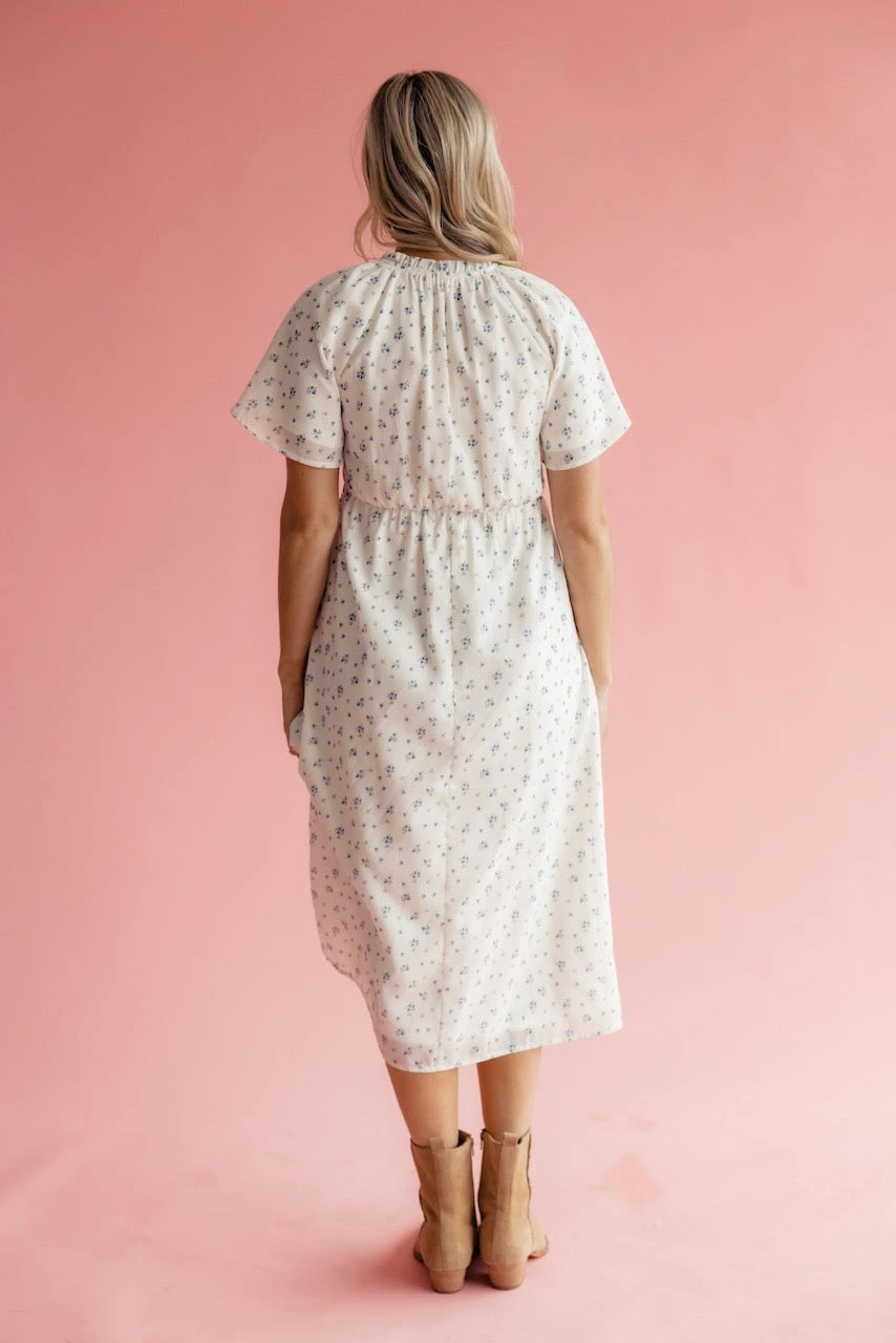 Odette Floral Smocked Dress 6 Odette Floral Smocked Dress - Image 4