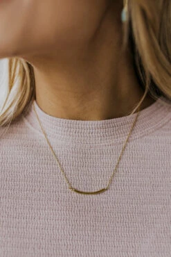 Gold Vermeil Comet Pendant Necklace - Modern Adjustable Jewelry