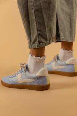 Dolce Vita Notice Fashion Sneakers - Elevated Mixed Textures